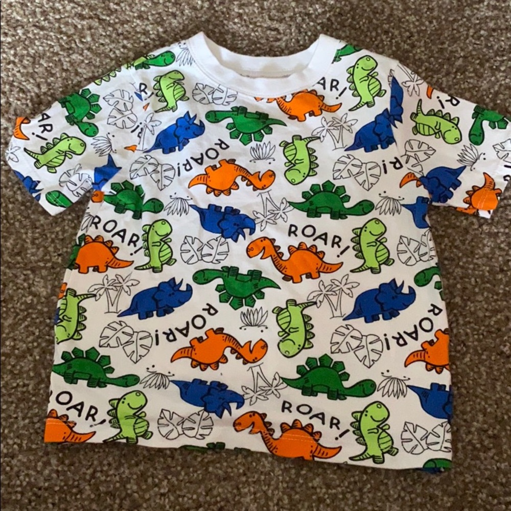 Cotton Baby dinosaur shirt fit 24 month old baby